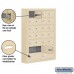 Salsbury Cell Phone Storage Locker - 7 Door High Unit (5 Inch Deep Compartments) - 20 A Doors and 4 B Doors - Sandstone - Surface Mounted - Master Keyed Locks